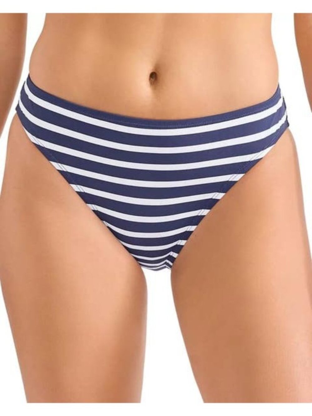 Tommy Bahama Coastline Stripe Bikini Bottom Navy Hipster Size S